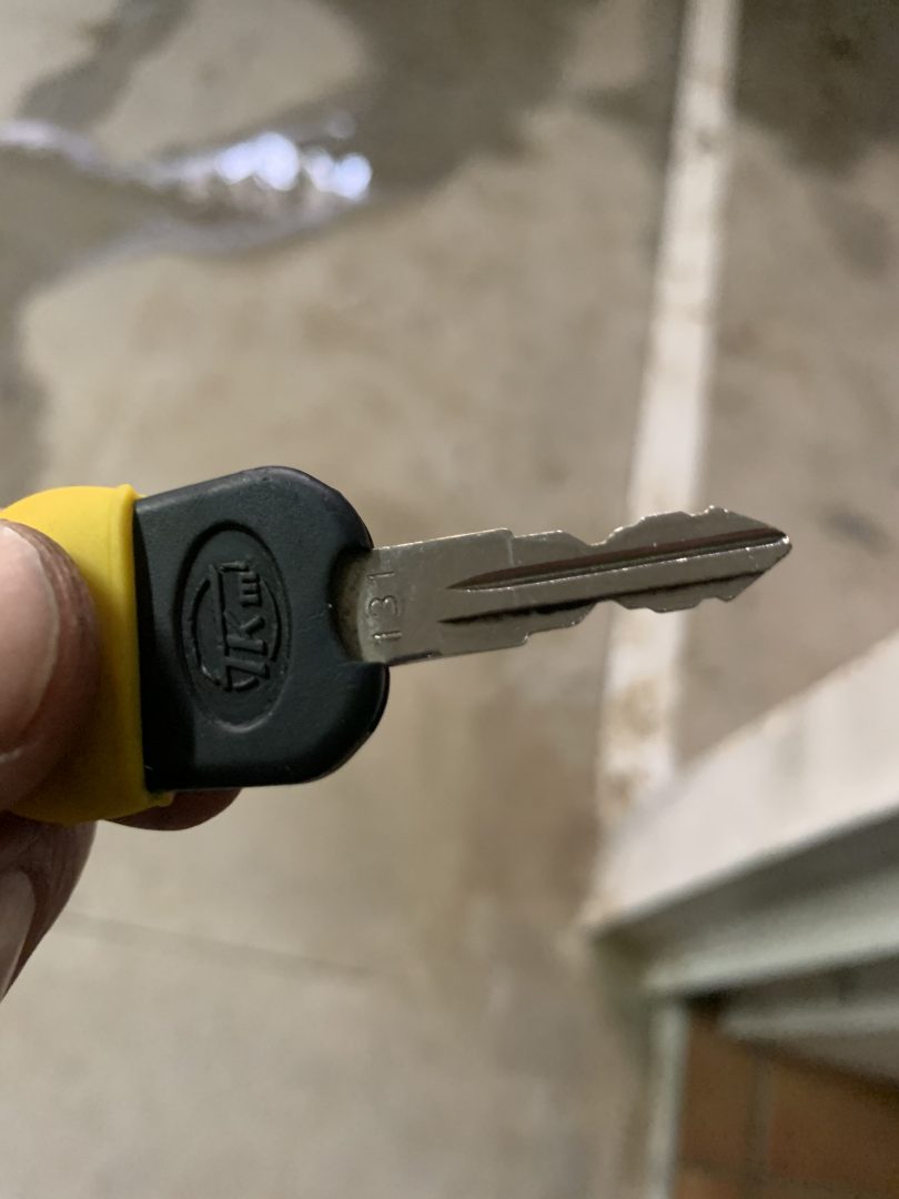 Replacement key for mobility scooter Hola Mobility Fuengirola